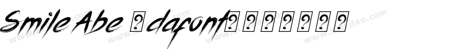 Smile Abe (dafont)字体转换